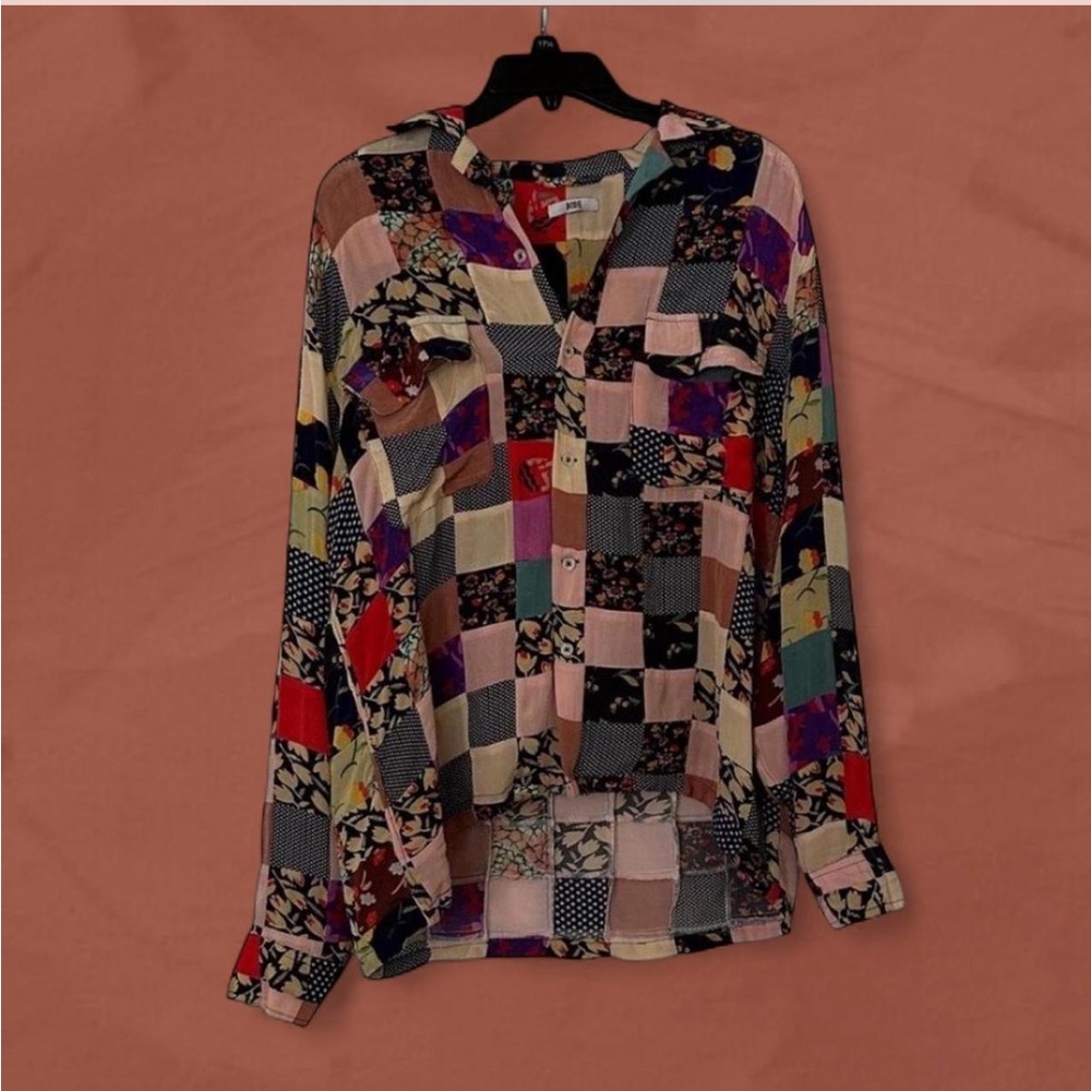 Bode Hari Patchwork Shirt - image 3